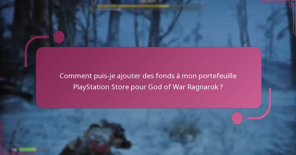 Quelles sont les étapes pour acheter God of War Ragnarok en utilisant mon portefeuille ?