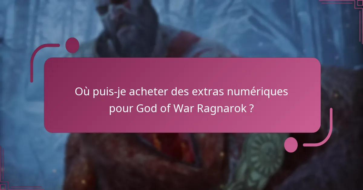 Comment les extras numériques de God of War Ragnarok se comparent-ils aux titres précédents ?