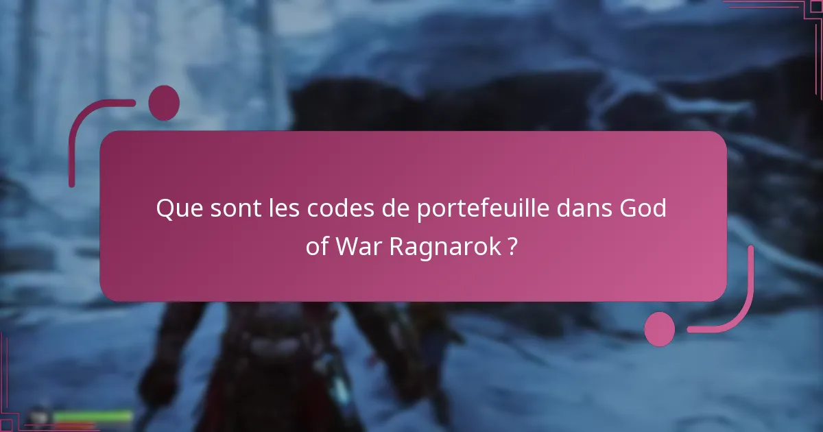 Comment résoudre les problèmes de codes de portefeuille ?
