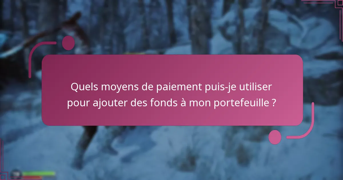 Comment gérer mon compte de jeu pour le solde de portefeuille ?